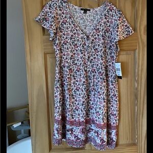 City Triangles Multicolor Floral Mini Dress